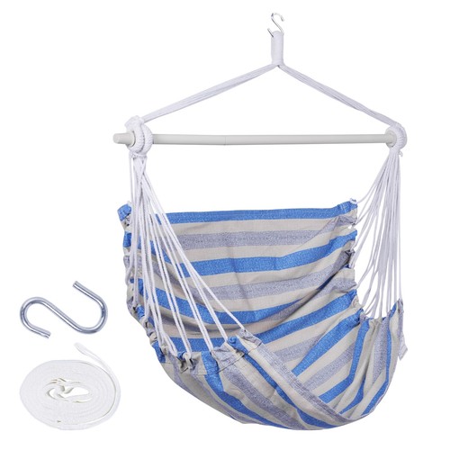 Striped hammock chair - striped, hanging